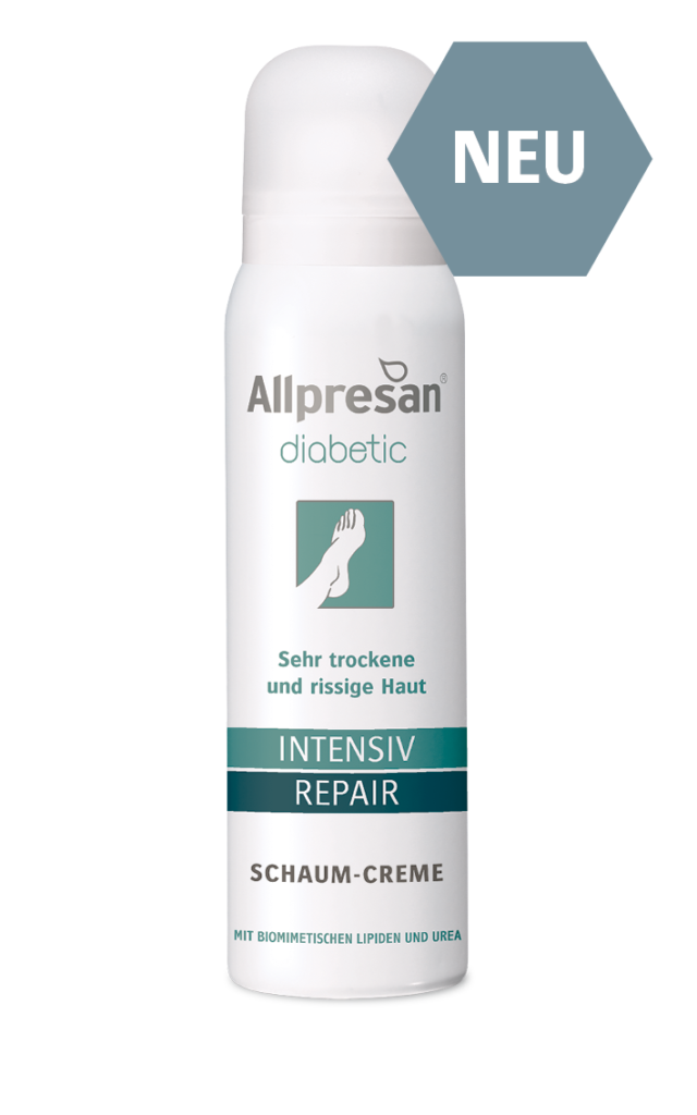 Allpresan diabetic Schaum-Creme INTENSIV + REPAIR mit Urea